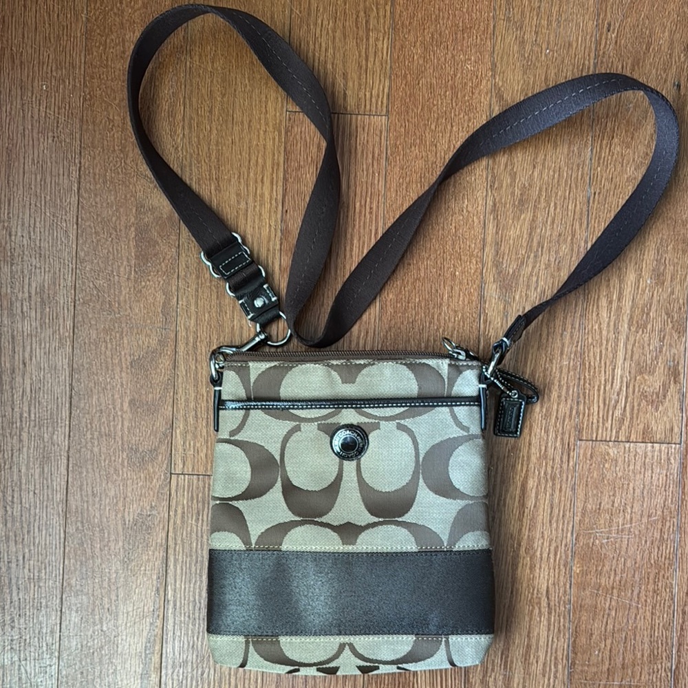 COACH-Brown Crossbody Bag